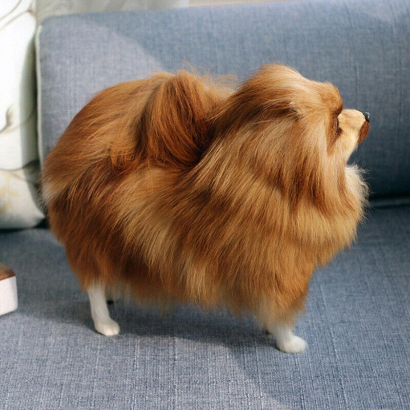 Realistic Pomeranian Dog Plush Stuffed Toy Realistic Pomeranian Dog Plush Stuffed Toy Furvenzy