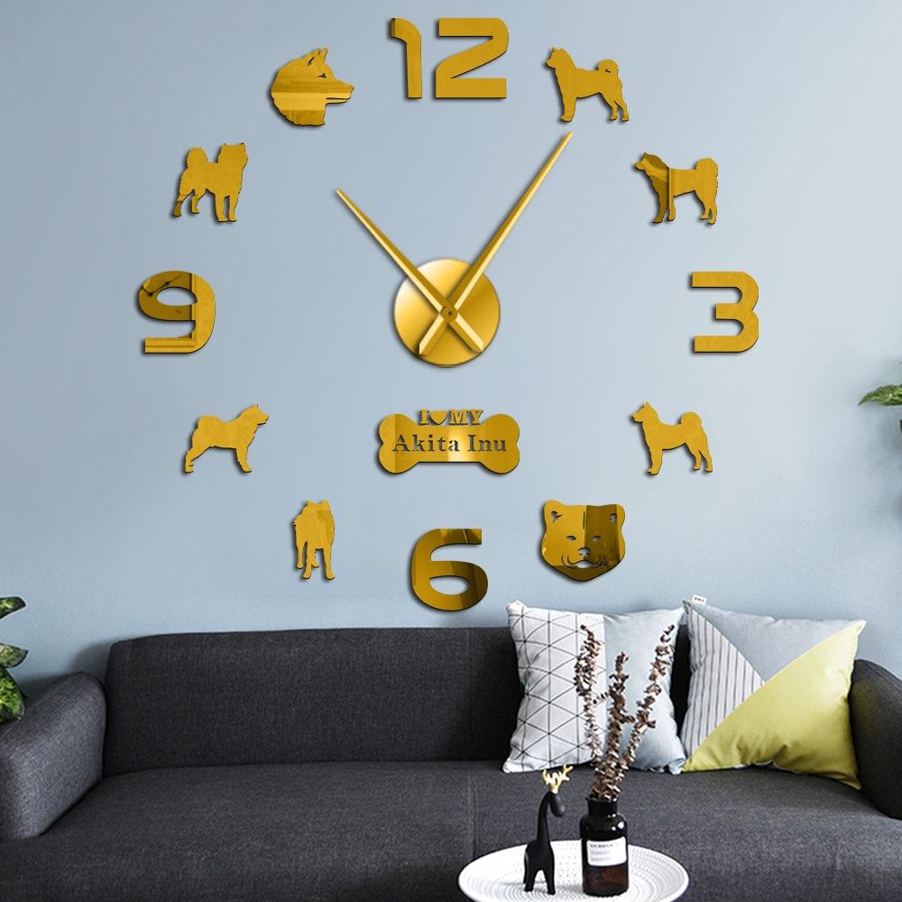 Akita Inu Wall Clock Akita Inu Wall Clock Furvenzy