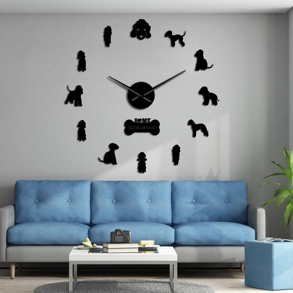 Bedlington Terrier Wall Clock Bedlington Terrier Wall Clock Furvenzy