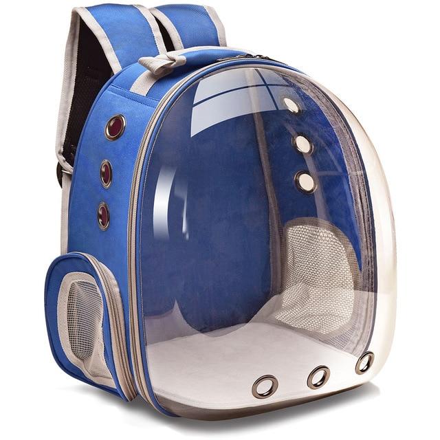 Breathable Cat Carrier Capsule Bag Breathable Cat Carrier Capsule Bag Furvenzy Blue
