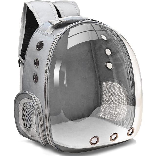 Breathable Cat Carrier Capsule Bag Breathable Cat Carrier Capsule Bag Furvenzy Light Grey