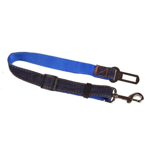 Dog Seat Belt Dog Seat Belt Furvenzy Blue Denim