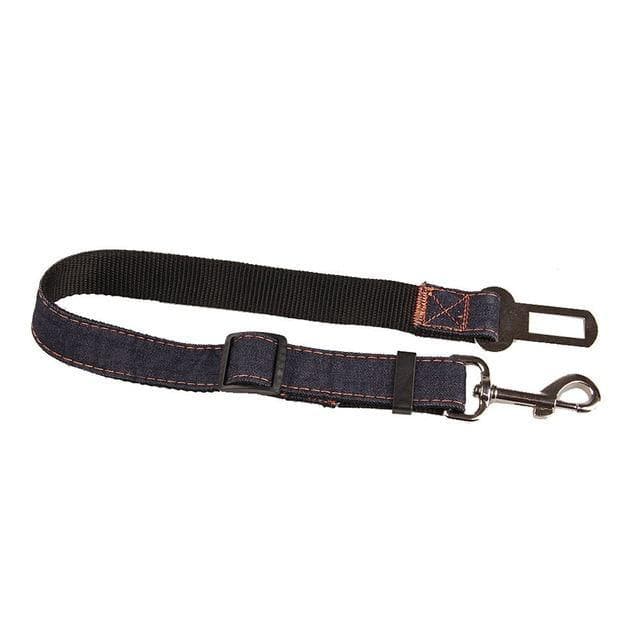 Dog Seat Belt Dog Seat Belt Furvenzy Black Denim