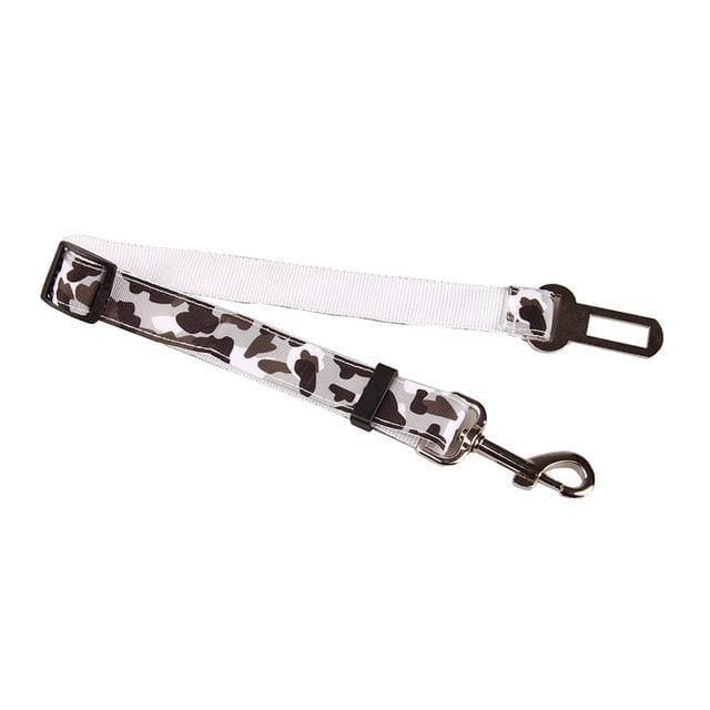 Dog Seat Belt Dog Seat Belt Furvenzy White Camouflage