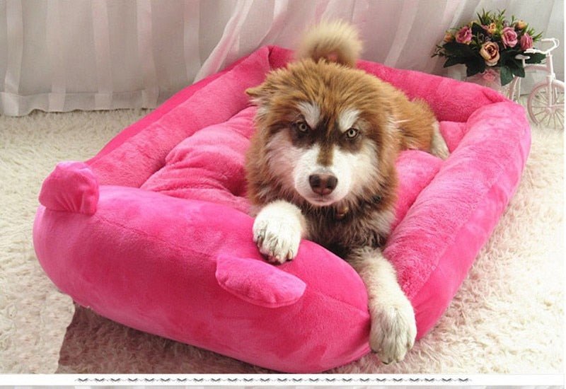 Cartoon Kennel Removable Washable Dog Bed Sofa Cartoon Kennel Removable Washable Dog Bed Sofa Furvenzy