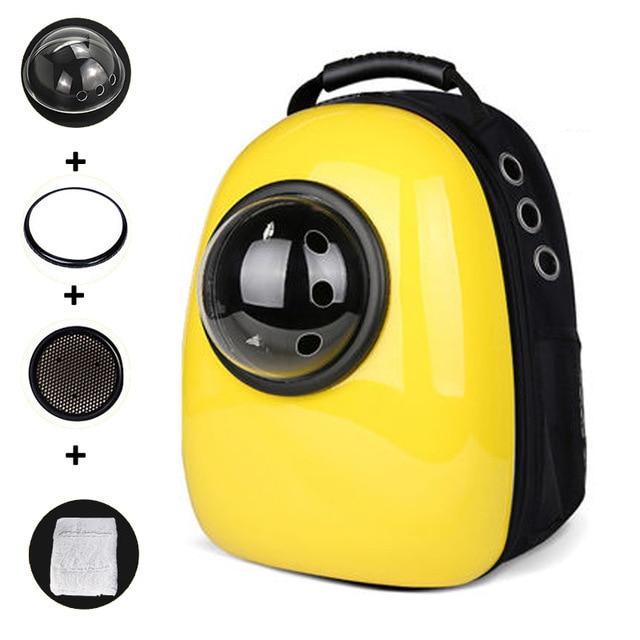 Cat Astronaut Backpack Carrier Cat Astronaut Backpack Carrier Furvenzy Bright yellow