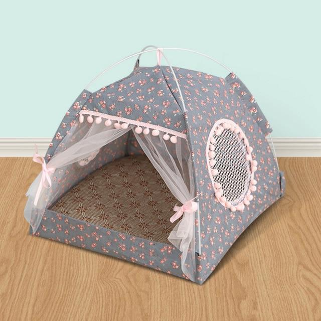 Cat Bed Teepee Hammock - Cat Tent Cat Bed Teepee Hammock - Cat Tent Furvenzy S Light Grey