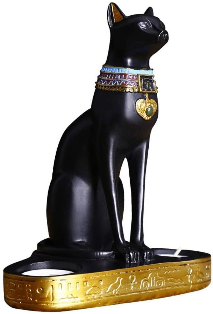 Classical Egyptian Cat Candlestick Classical Egyptian Cat Candlestick Furvenzy