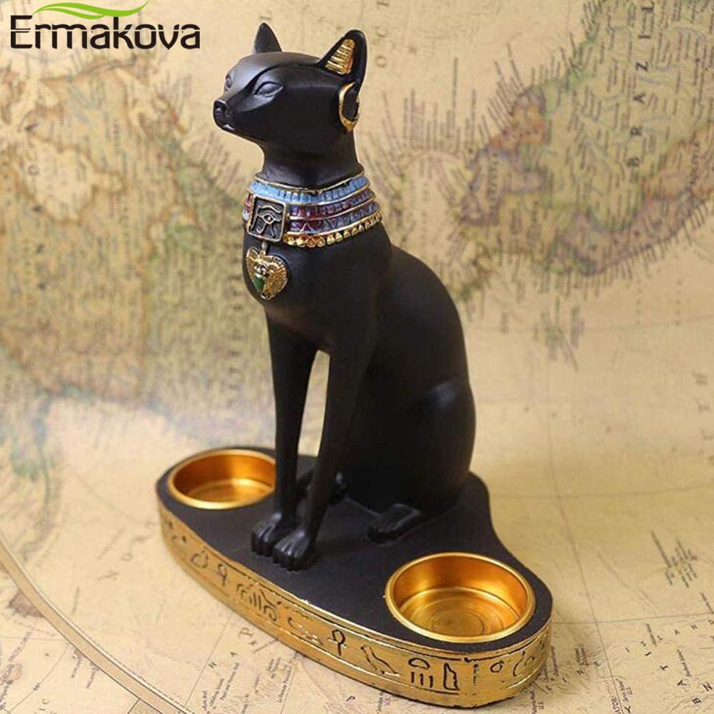 Classical Egyptian Cat Candlestick Classical Egyptian Cat Candlestick Furvenzy