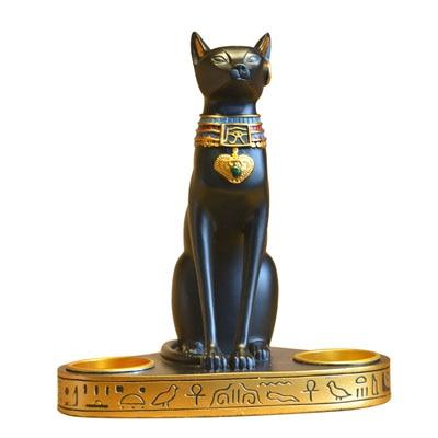Classical Egyptian Cat Candlestick Classical Egyptian Cat Candlestick Furvenzy Default Title