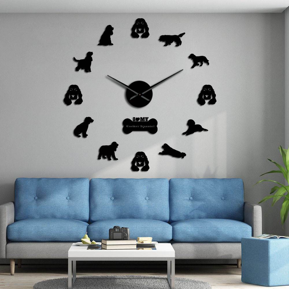 Cocker Spaniel Wall Clock Cocker Spaniel Wall Clock Furvenzy