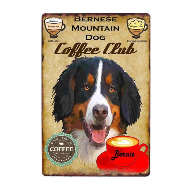 Coffee Painting Dog Wall Plaque Coffee Painting Dog Wall Plaque Furvenzy Bernese Mountain