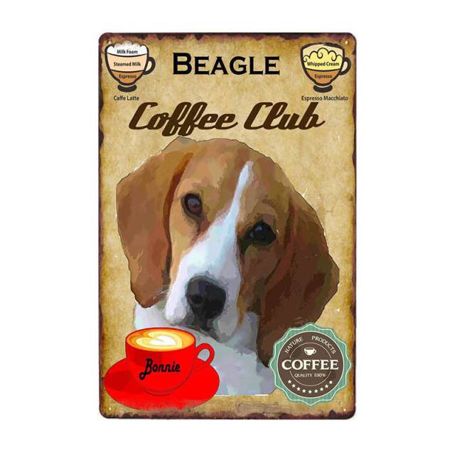 Coffee Painting Dog Wall Plaque Coffee Painting Dog Wall Plaque Furvenzy Beagle