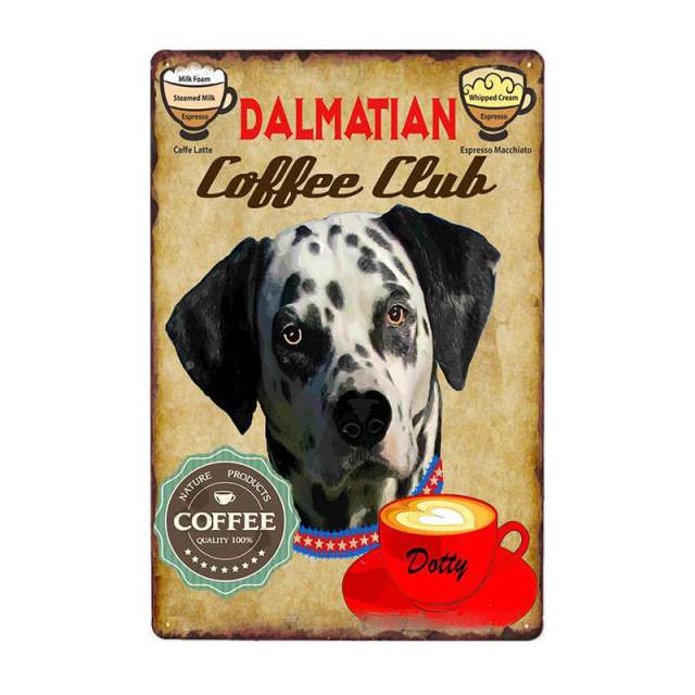 Coffee Painting Dog Wall Plaque Coffee Painting Dog Wall Plaque Furvenzy Dalmatian