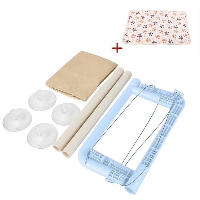 Cute Cat Hammock Hanging Beds Cute Cat Hammock Hanging Beds Furvenzy Khaki With Blanket