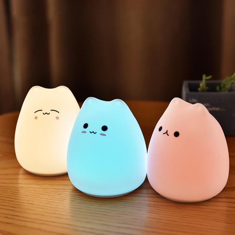 Cute LED Kitty Night Light Cute LED Kitty Night Light Furvenzy