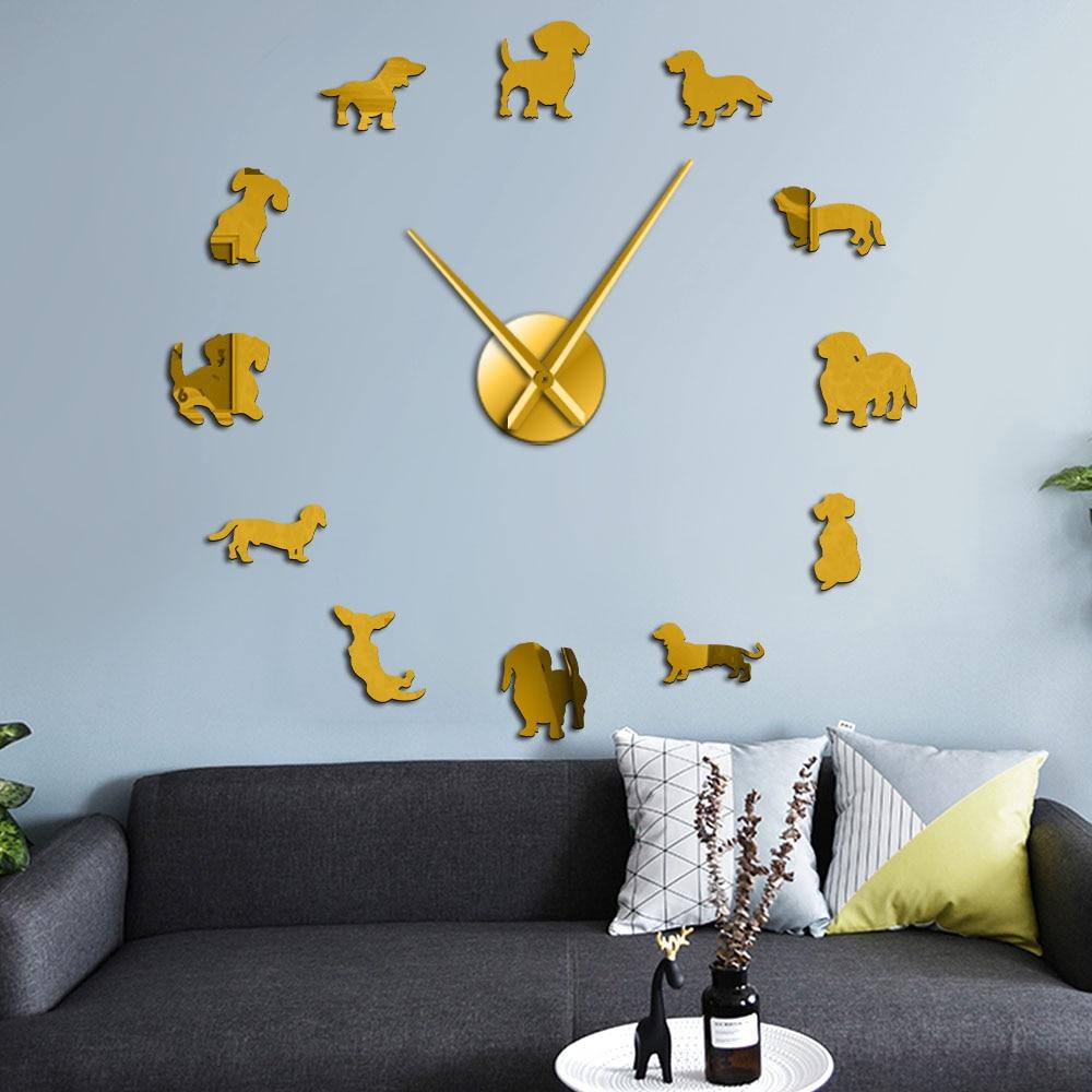 Dachshund Dog Wall Clock Dachshund Dog Wall Clock Furvenzy