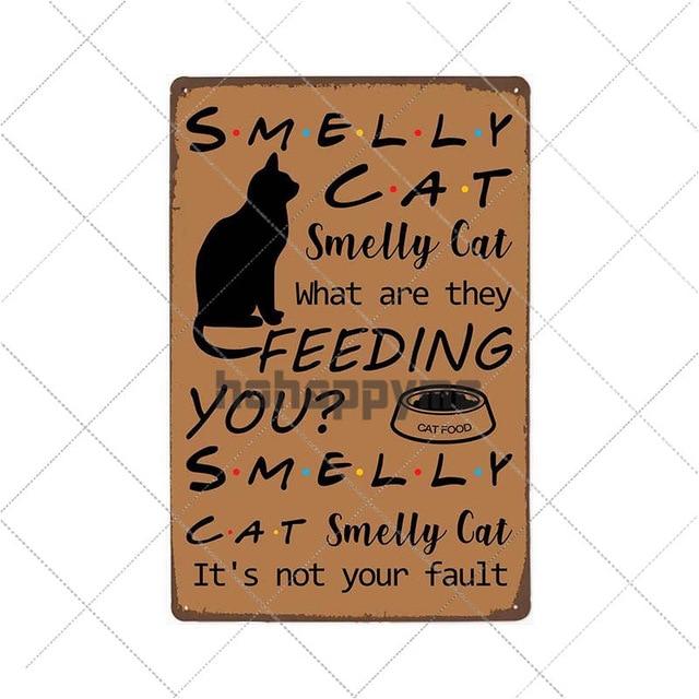 Decorative Cat Wall Plaques Decorative Cat Wall Plaques Furvenzy Smelly Cat
