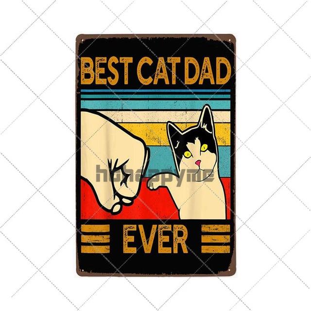Decorative Cat Wall Plaques Decorative Cat Wall Plaques Furvenzy Best Cat Dad Ever