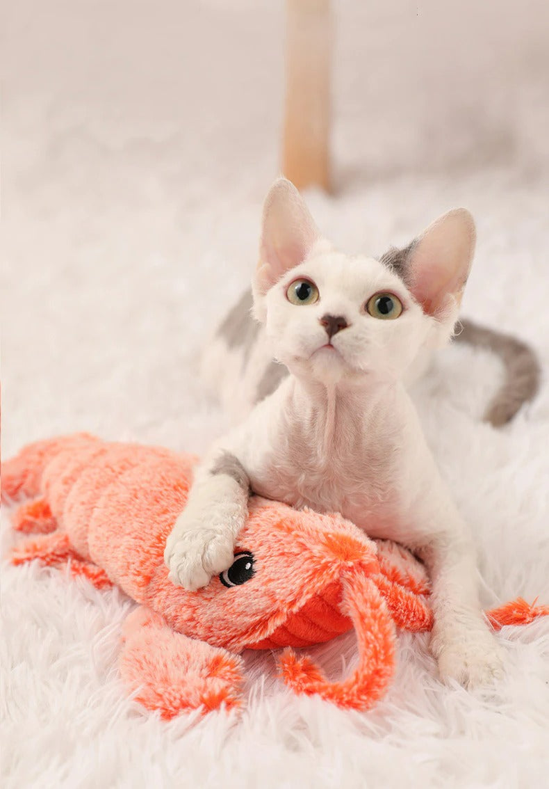 Electric Jumping Cat Toy - Moving Lobster Electric Jumping Cat Toy - Moving Lobster Furvenzy