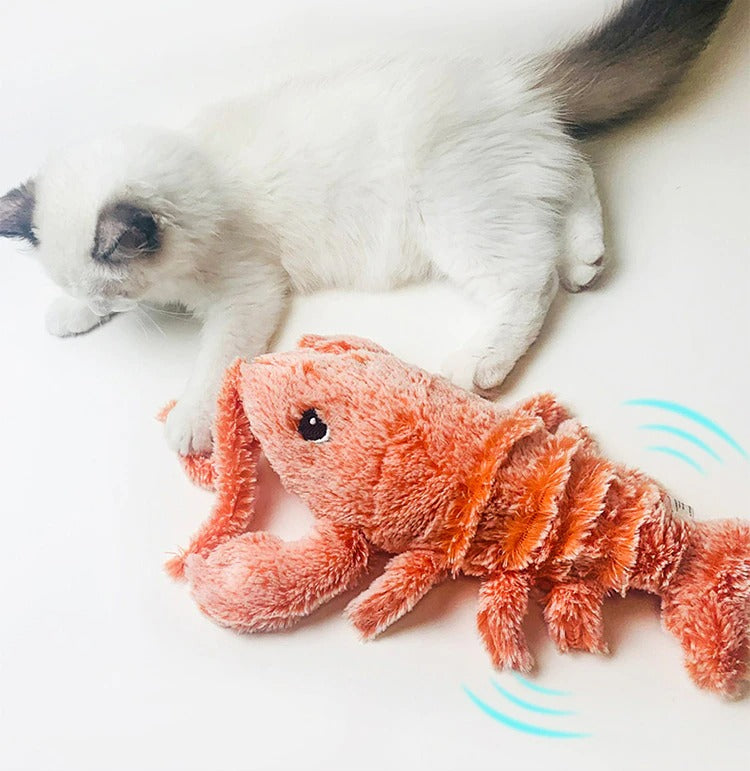 Electric Jumping Cat Toy - Moving Lobster Electric Jumping Cat Toy - Moving Lobster Furvenzy