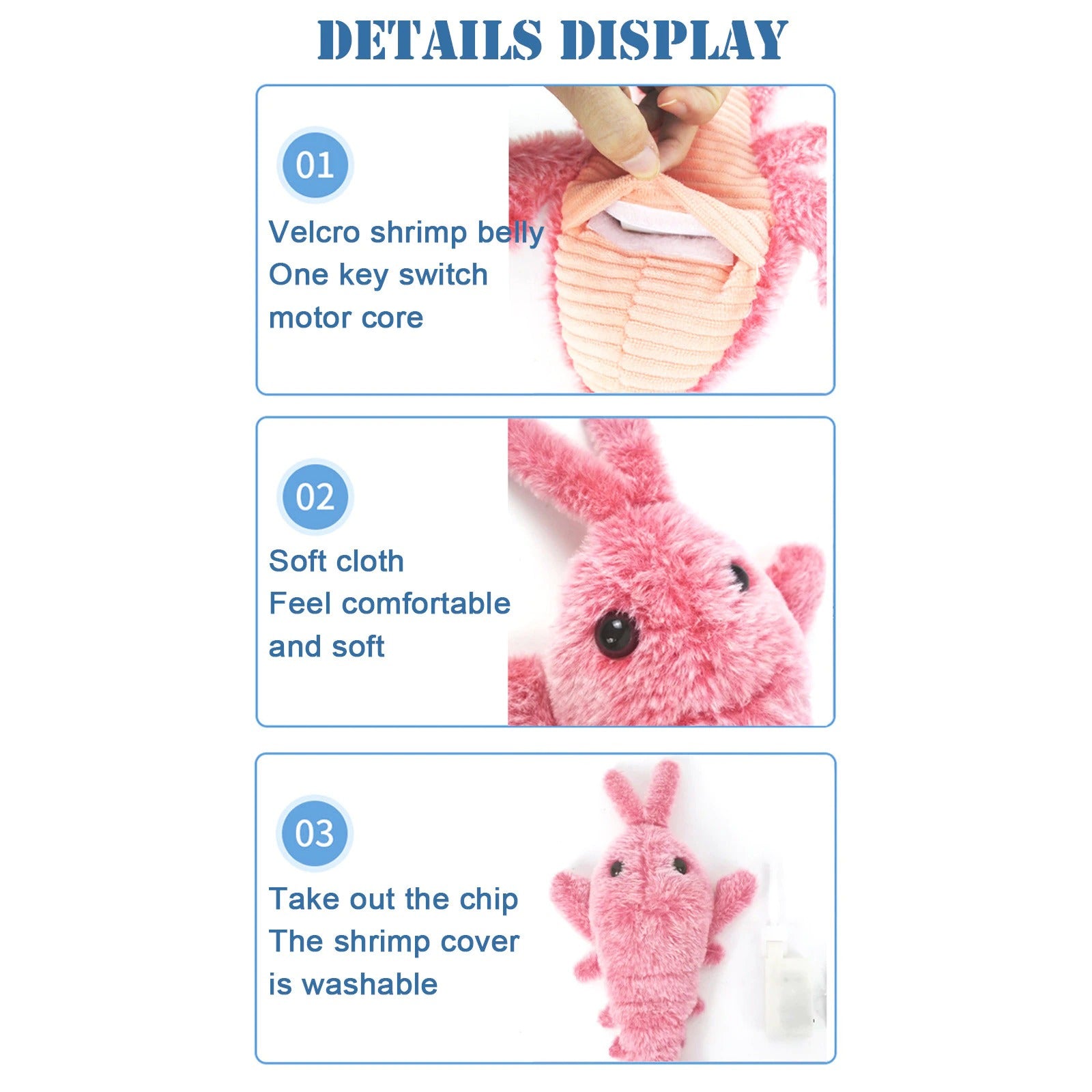 Electric Jumping Cat Toy - Moving Lobster Electric Jumping Cat Toy - Moving Lobster Furvenzy