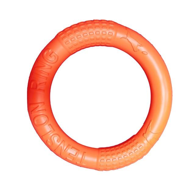 Flying Discs Dog Training Toy Ring Flying Discs Dog Training Toy Ring Furvenzy Orange