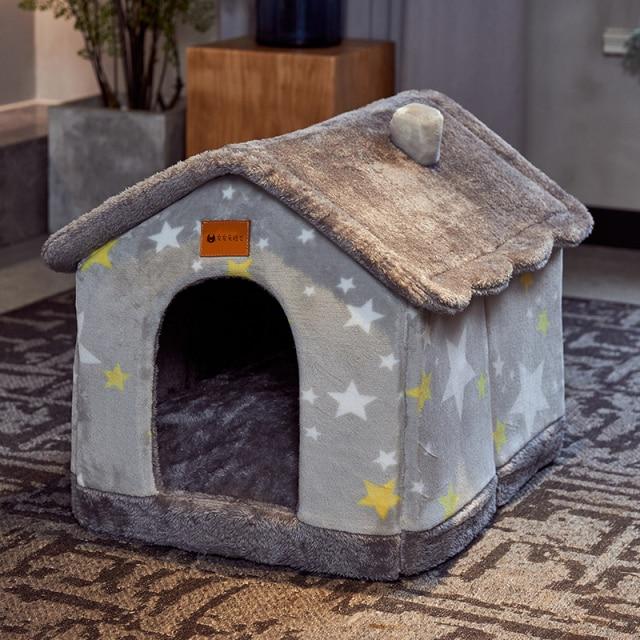 Foldable Kennel Dog House Bed Foldable Kennel Dog House Bed Furvenzy S 43x36x34cm Grey