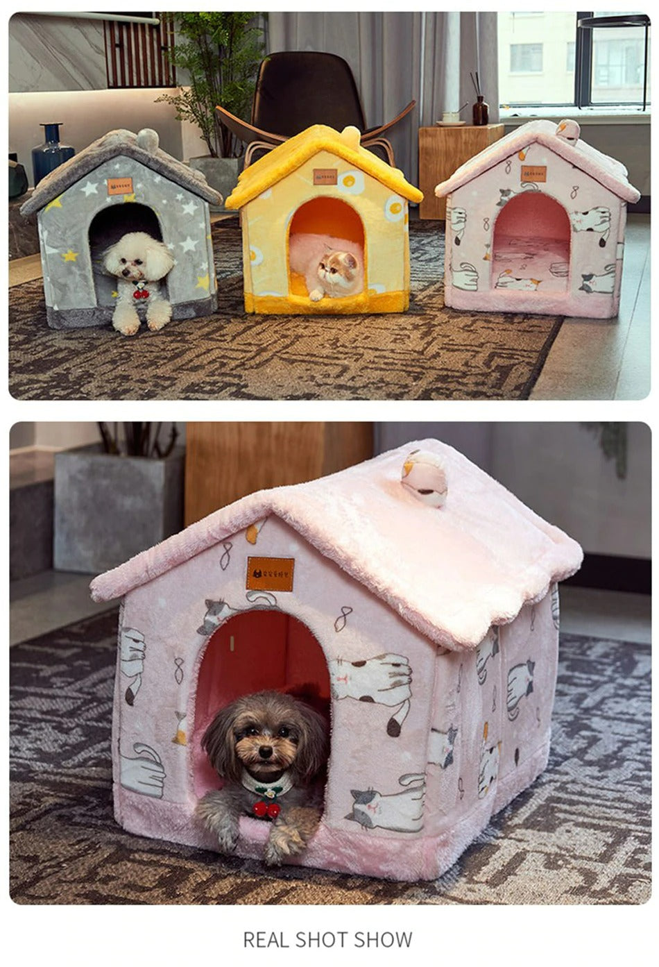 Foldable Kennel Dog House Bed Foldable Kennel Dog House Bed Furvenzy