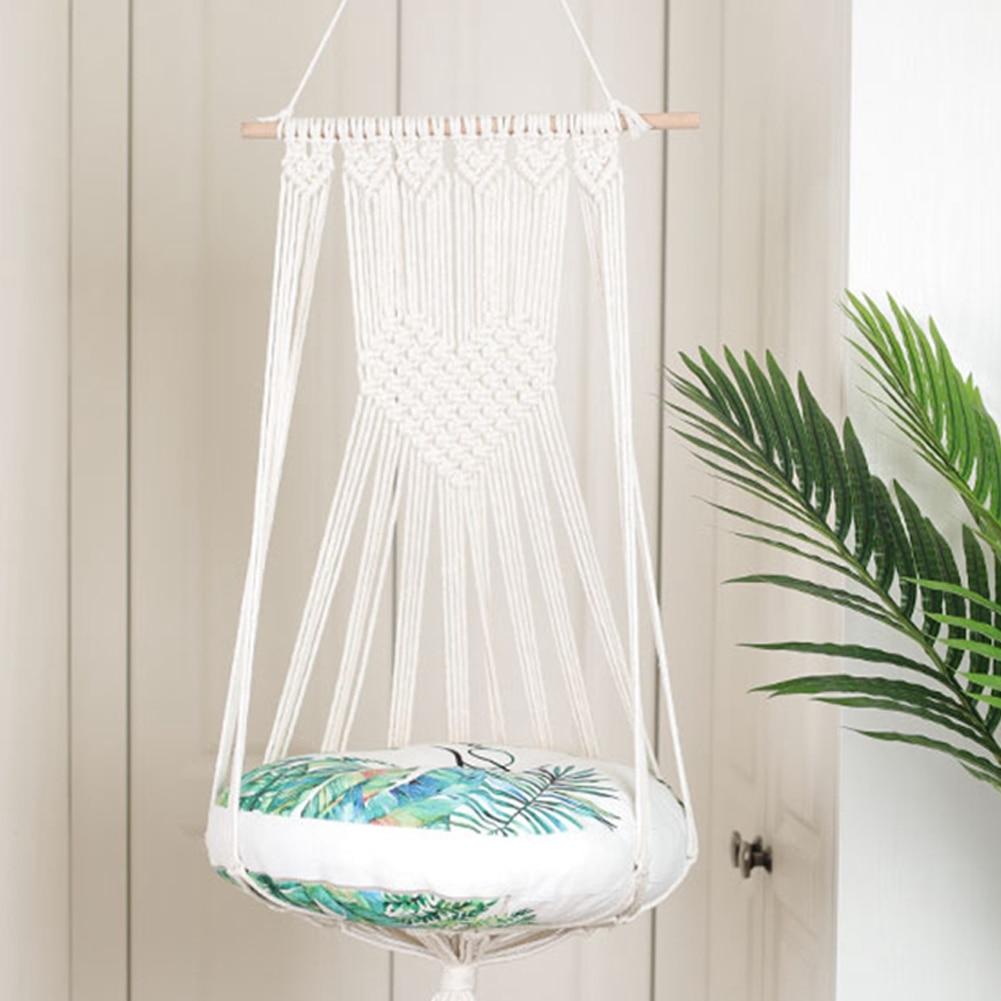 Hand-Woven Hanging Cotton Cat Dog Hammock Hand-Woven Hanging Cotton Cat Dog Hammock Furvenzy