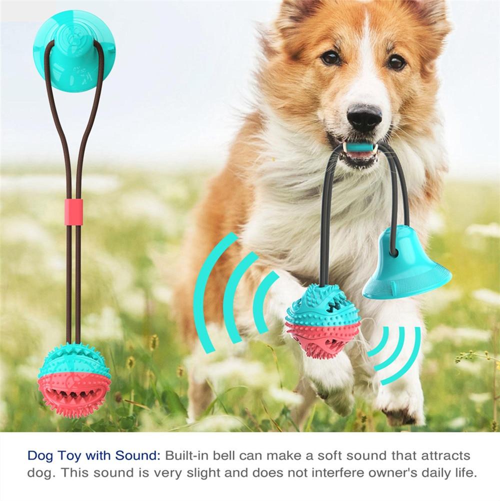 Interactive Dog Toy - Suction Cup Push Rope Ball Interactive Dog Toy - Suction Cup Push Rope Ball Furvenzy