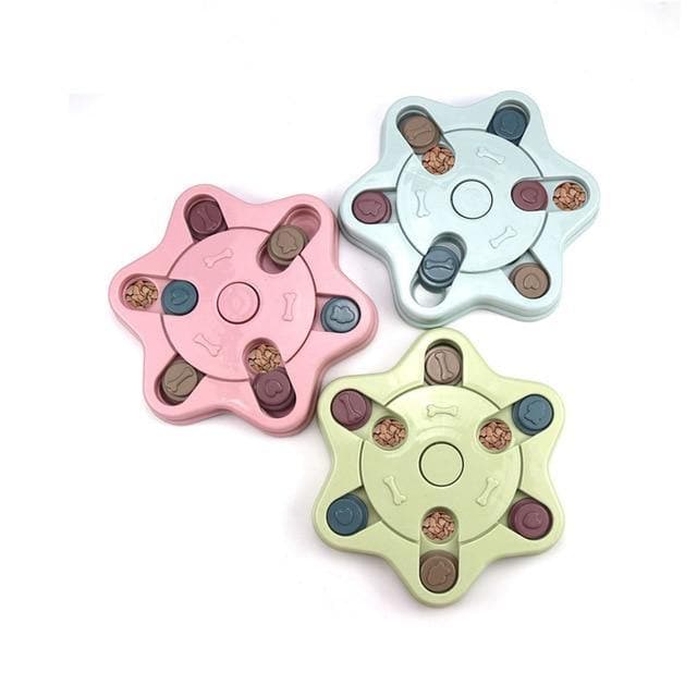 Dog Puzzle Toy Dog Puzzle Toy Furvenzy Hexagon Green