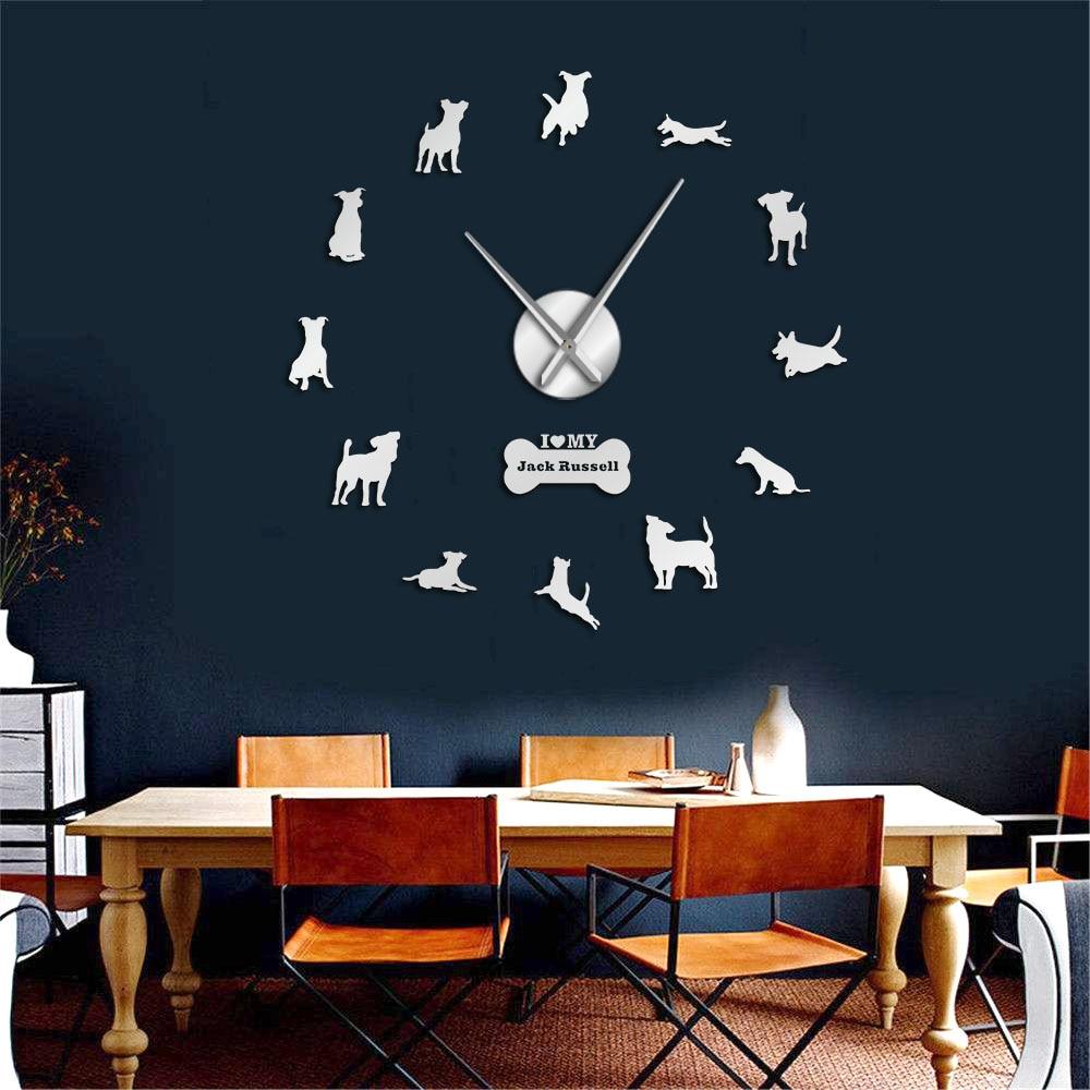 Jack Russell Terrier Wall Clock Jack Russell Terrier Wall Clock Furvenzy