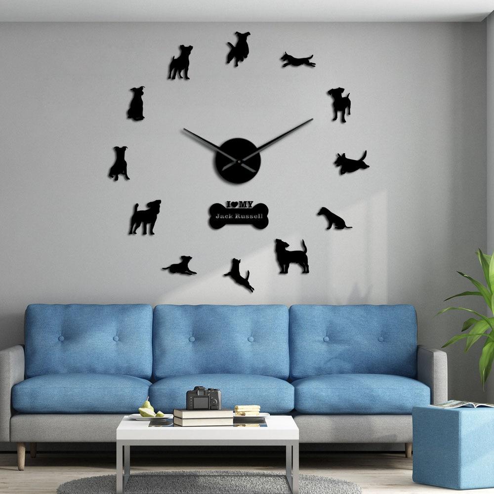 Jack Russell Terrier Wall Clock Jack Russell Terrier Wall Clock Furvenzy