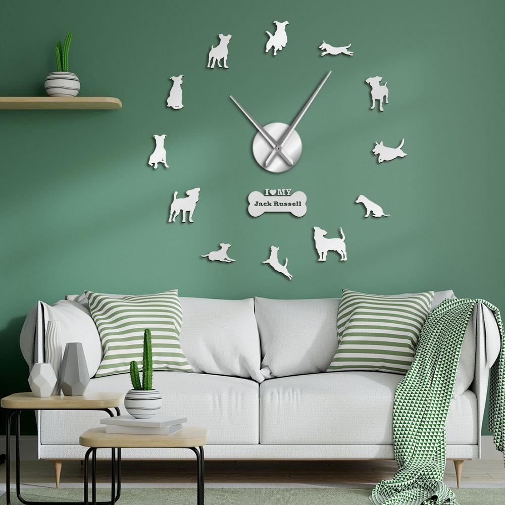 Jack Russell Terrier Wall Clock Jack Russell Terrier Wall Clock Furvenzy