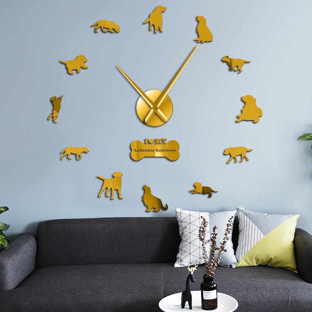 Labrador Retriever Wall Clock Labrador Retriever Wall Clock Furvenzy