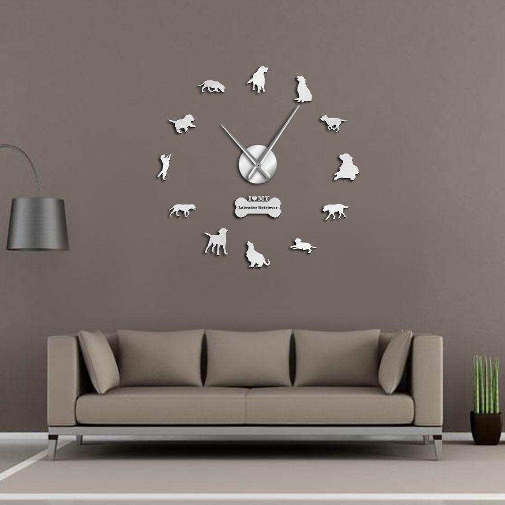 Labrador Retriever Wall Clock Labrador Retriever Wall Clock Furvenzy