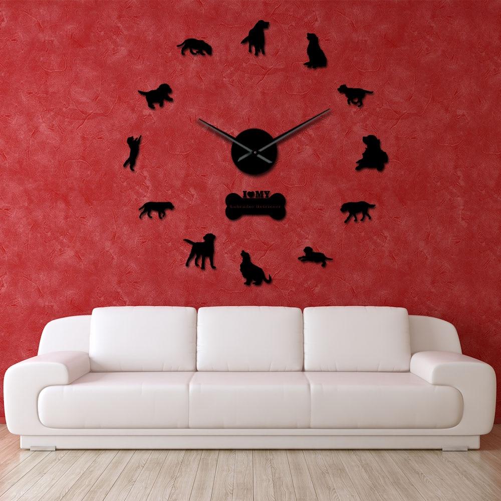 Labrador Retriever Wall Clock Labrador Retriever Wall Clock Furvenzy