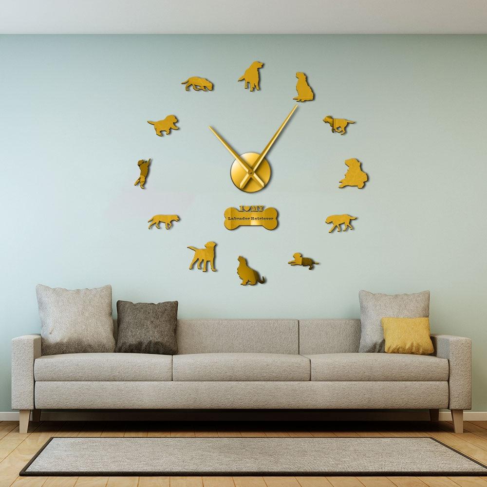 Labrador Retriever Wall Clock Labrador Retriever Wall Clock Furvenzy