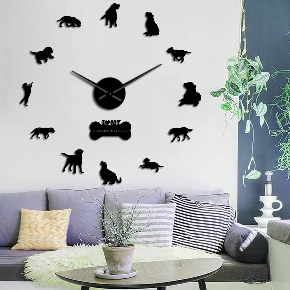 Labrador Retriever Wall Clock Labrador Retriever Wall Clock Furvenzy