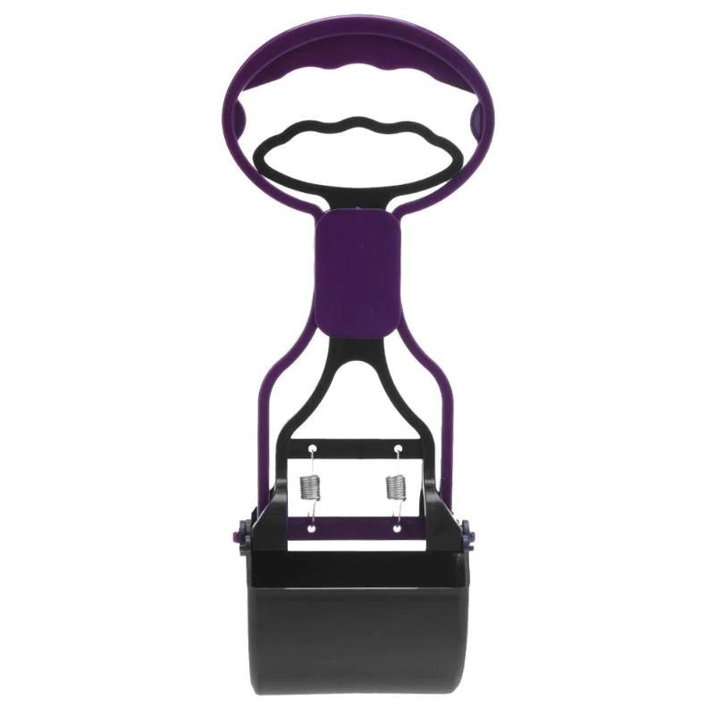 Long Handle Pet Pooper Scooper Long Handle Pet Pooper Scooper Furvenzy S(28CM) Purple