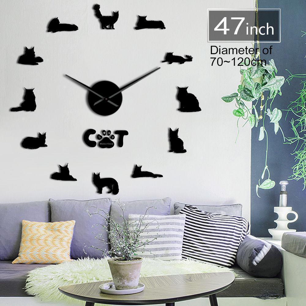 Maine Coon Cat Wall Clock Maine Coon Cat Wall Clock Furvenzy