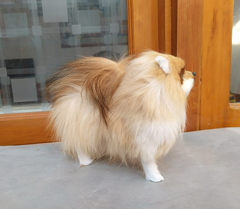 Realistic Pomeranian Dog Plush Stuffed Toy Realistic Pomeranian Dog Plush Stuffed Toy Furvenzy