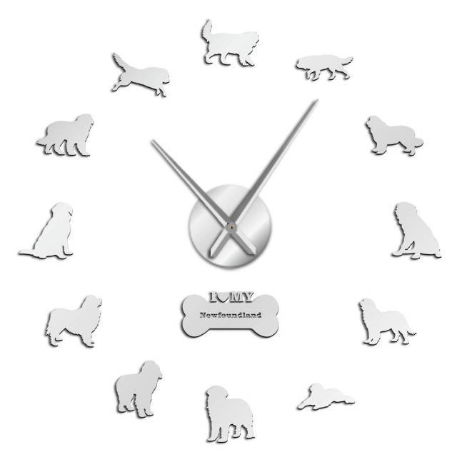 Newfoundland Dog Wall Clock Newfoundland Dog Wall Clock Furvenzy