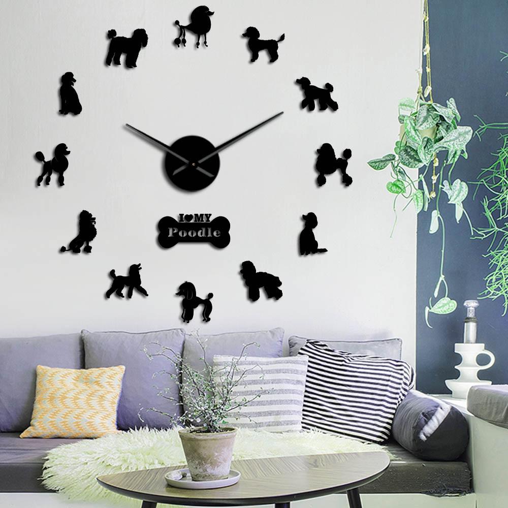 Poodle Wall Clock Poodle Wall Clock Furvenzy