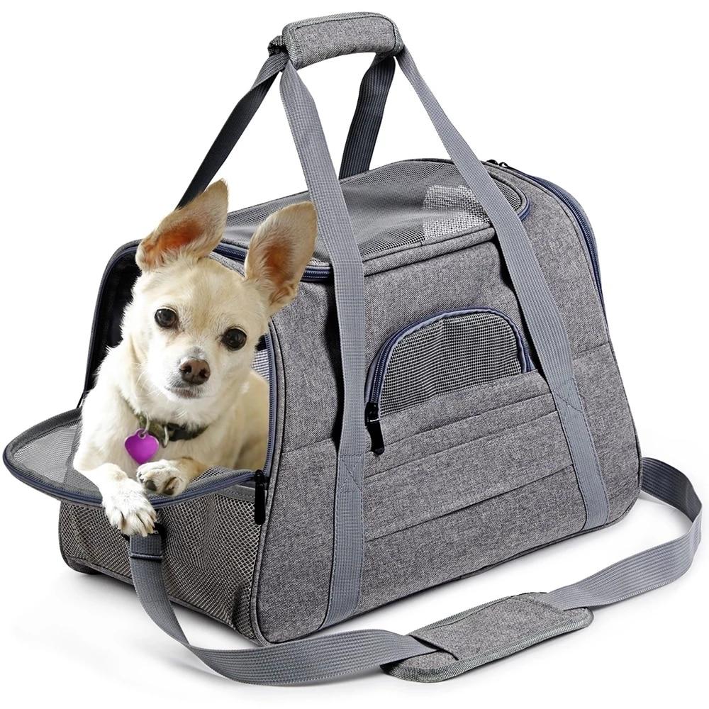 Portable Dog Carrier Bags Airline Approved - Furvenzy