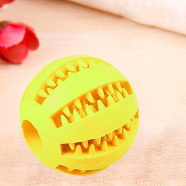 Pet Rubber Ball Pet Rubber Ball Furvenzy 5cm Yellow