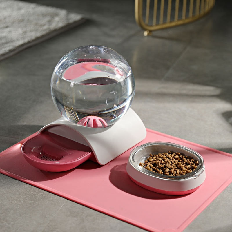 Cat Gravity Waterer Bowl Dispenser Cat Gravity Waterer Bowl Dispenser Furvenzy