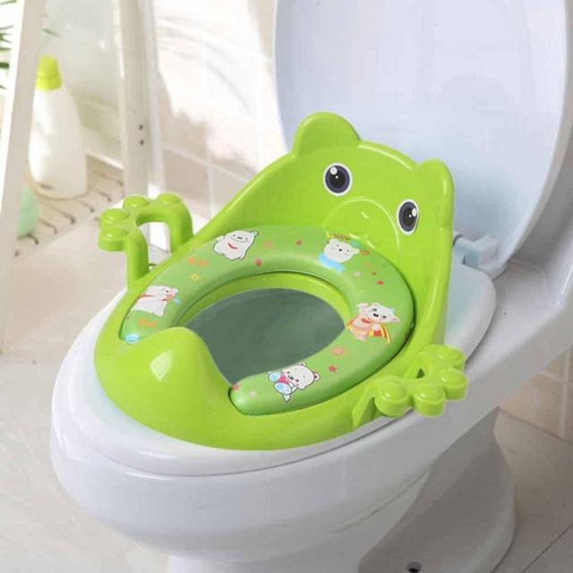 Super Potty Trainer - Folding Toilet Training Seat & Commode Cover Super Potty Trainer - Folding Toilet Training Seat & Commode Cover Furvenzy Green