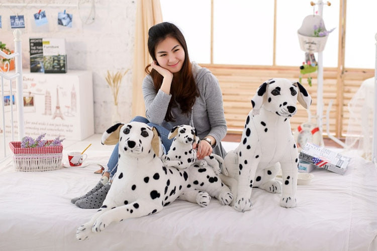 Realistic Dalmatian Dog Plush Stuffed Toy Realistic Dalmatian Dog Plush Stuffed Toy Furvenzy